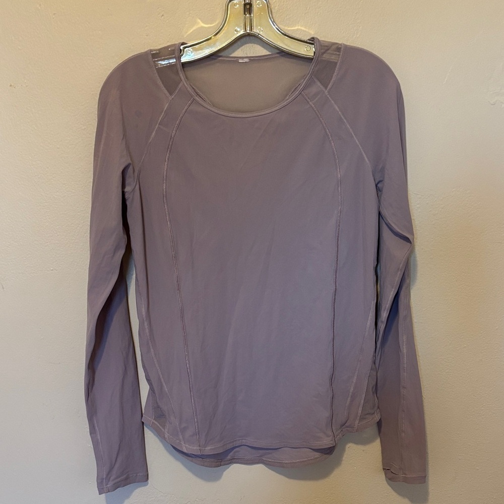 lululemon athletica Lavender Long Sleeve Top